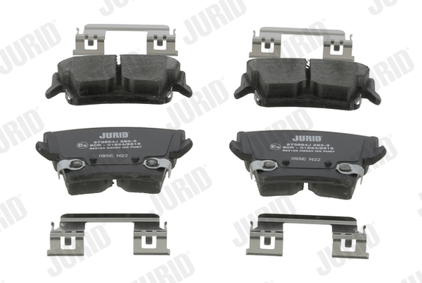 Brake Pad Set, disc brake - 573684J JURID