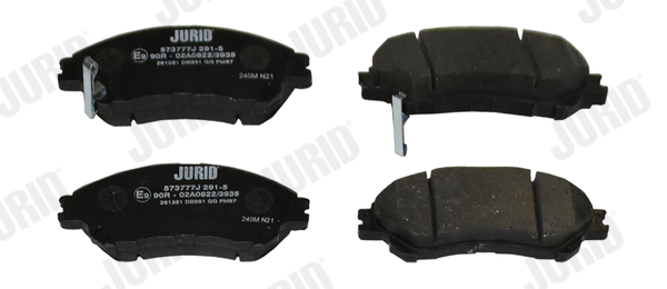 Brake Pad Set, disc brake - 573777J JURID