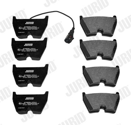 Brake Pad Set, disc brake - 573809J JURID