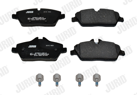 Brake Pad Set, disc brake - 573841J JURID