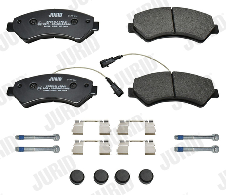 Brake Pad Set, disc brake - 573849J JURID