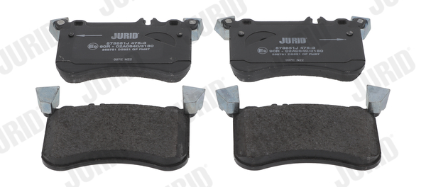 Brake Pad Set, disc brake - 573851J JURID