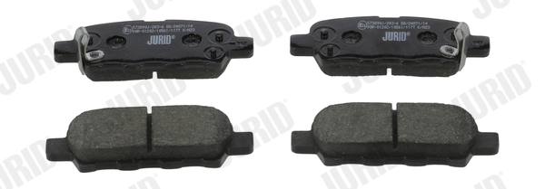 Brake Pad Set, disc brake - 573890J JURID