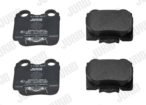 Brake Pad Set, disc brake - 573915J JURID