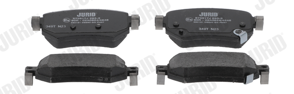 Brake Pad Set, disc brake - 573917J JURID