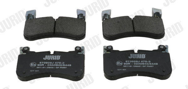Brake Pad Set, disc brake - 573926J JURID