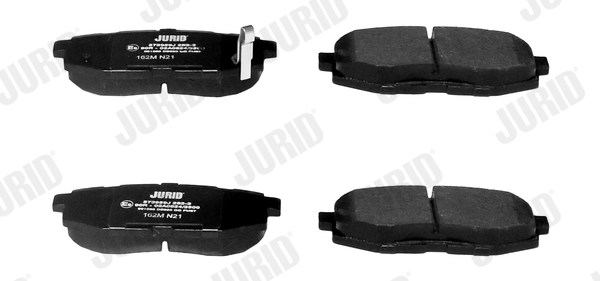 Brake Pad Set, disc brake - 573959J JURID