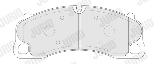 Brake Pad Set, disc brake - 573999J JURID