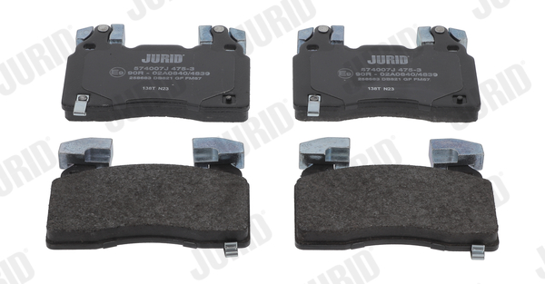 Kit pastiglie freno, Freno a disco - 574007J JURID