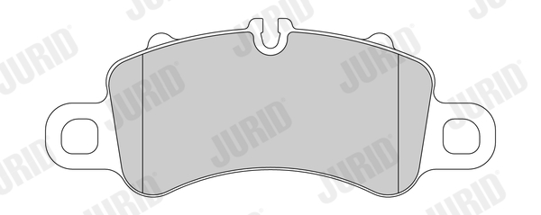 Brake Pad Set, disc brake - 574021J JURID