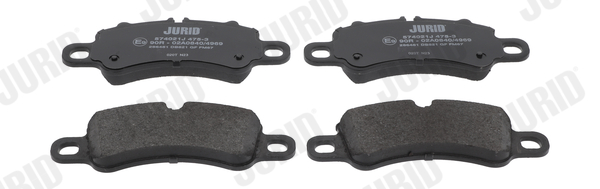 Kit pastiglie freno, Freno a disco - 574021J JURID