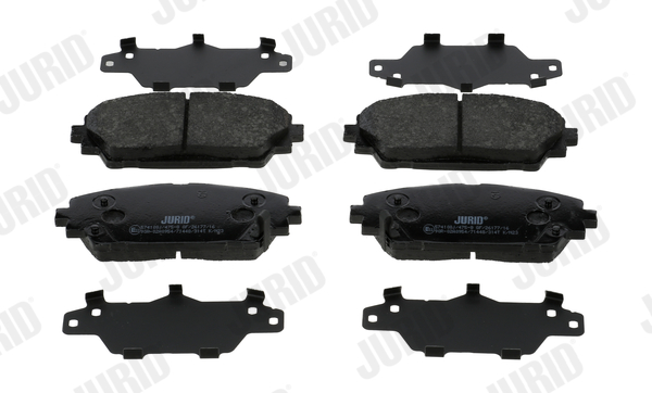 Brake Pad Set, disc brake - 574108J JURID