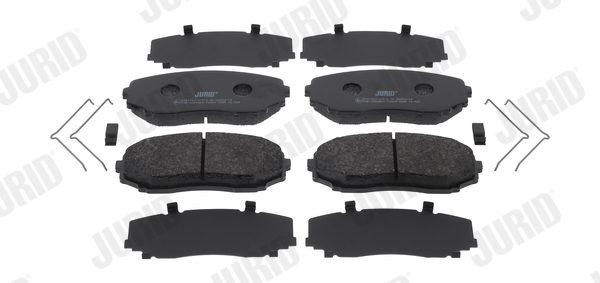 Brake Pad Set, disc brake - 574178J JURID