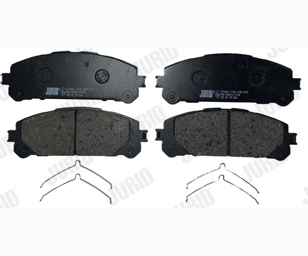 Brake Pad Set, disc brake - 574206J JURID