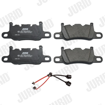 Brake Pad Set, disc brake - 574230J JURID