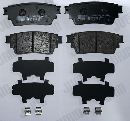 Brake Pad Set, disc brake - 574268J JURID