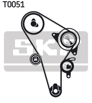 Timing Belt Set - VKMA 01010 SKF