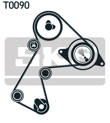 Timing Belt Set - VKMA 06126 SKF