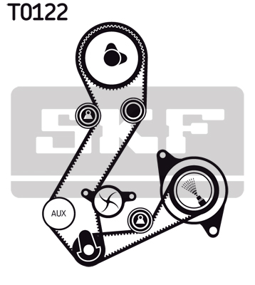 Timing Belt Set - VKMA 04107 SKF