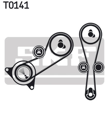 Timing Belt Set - VKMA 07302 SKF