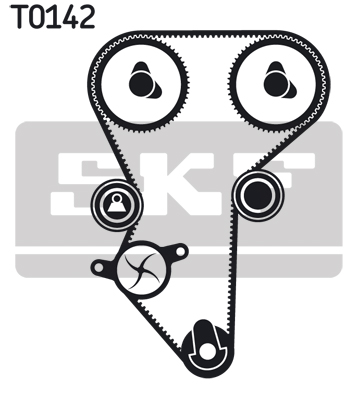 Водяной насос + комплект зубчатого ремня - VKMC 03214 SKF