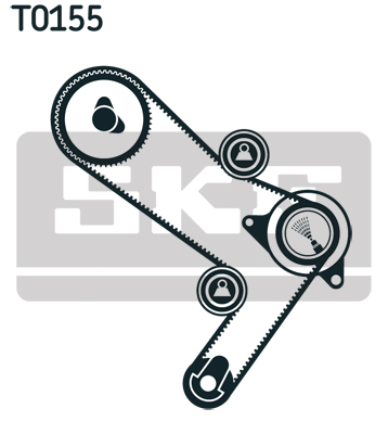 Timing Belt Set - VKMA 02386 SKF