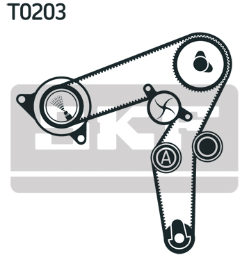 Timing Belt Set - VKMA 02190 SKF