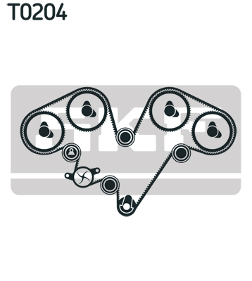 Timing Belt Set - VKMA 02540 SKF