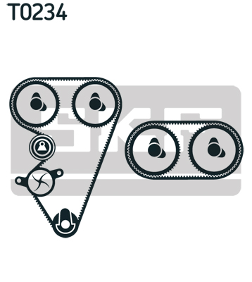 Timing Belt Set - VKMA 07306 SKF