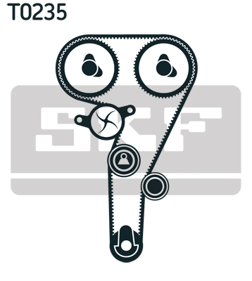 Timing Belt Set - VKMA 02277 SKF