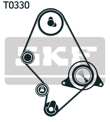 Timing Belt Set - VKMA 91124 SKF
