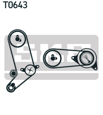 Timing Belt Set - VKMA 01266 SKF