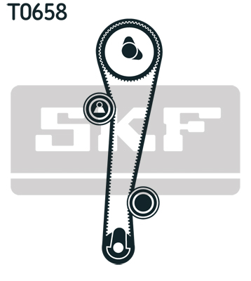 Комплект ремня ГРМ - VKMA 95655 SKF