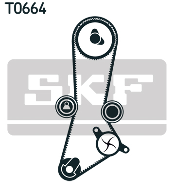 Комплект ремня ГРМ - VKMA 95660 SKF