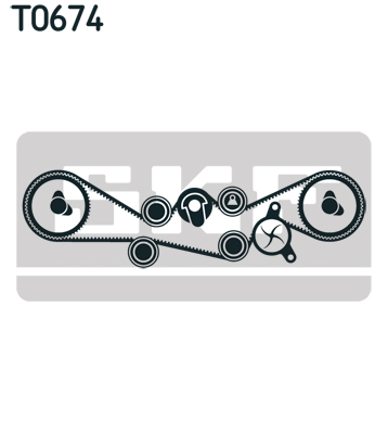 Timing Belt Set - VKMA 98110 SKF