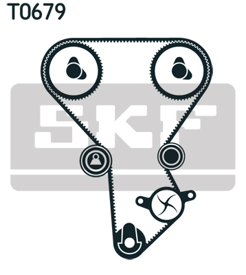 Timing Belt Set - VKMA 95677 SKF