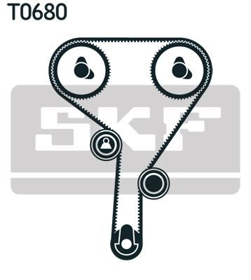 Timing Belt Set - VKMA 05260 SKF