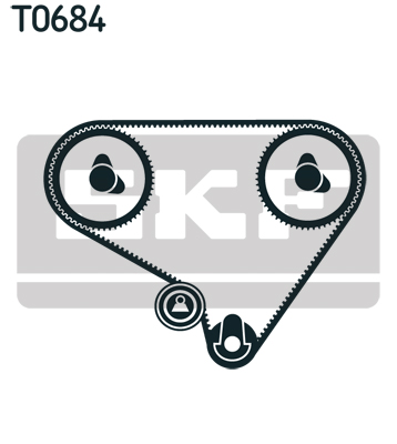 Timing Belt Set - VKMA 92004 SKF