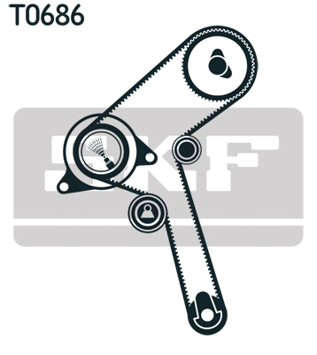 Timing Belt Set - VKMA 92519 SKF