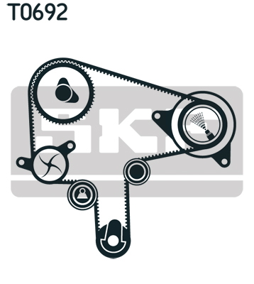 Timing Belt Set - VKMA 94919 SKF