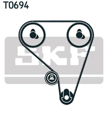 Timing Belt Set - VKMA 91017 SKF
