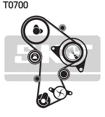 Timing Belt Set - VKMA 01263 SKF