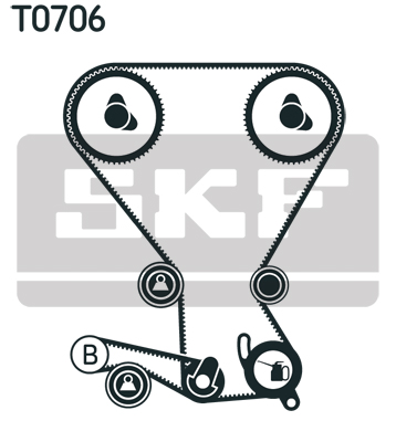 Комплект ремня ГРМ - VKMA 95005 SKF