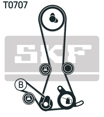 Timing Belt Set - VKMA 95627 SKF