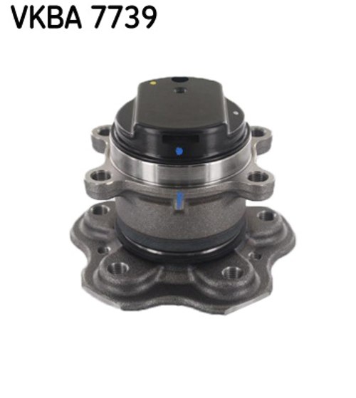 rato guolio komplektas - VKBA 7739 SKF