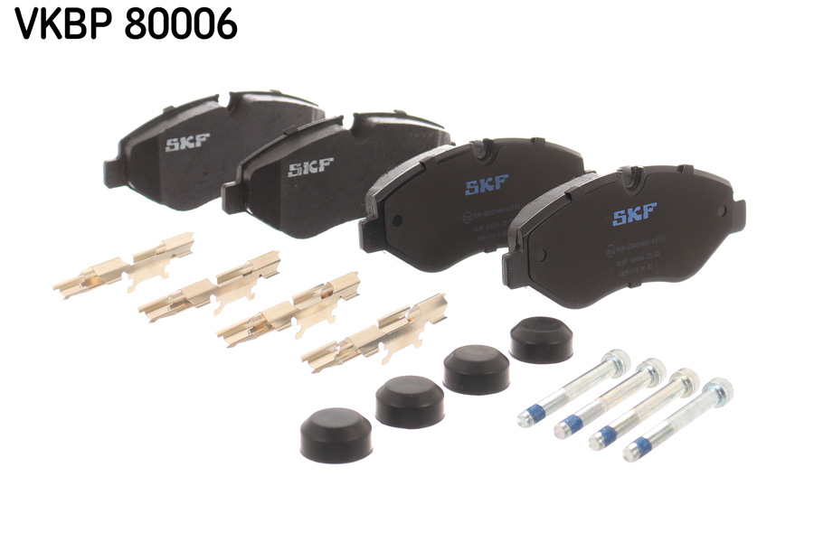 Brake Pad Set, disc brake - VKBP 80006 SKF