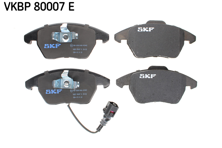 Brake Pad Set, disc brake - VKBP 80007 E SKF