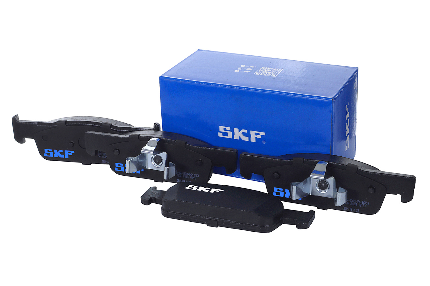 Комплект тормозных колодок, дисковый тормоз - VKBP 80019 SKF