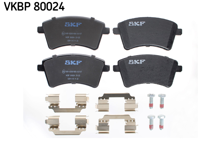 Brake Pad Set, disc brake - VKBP 80024 SKF