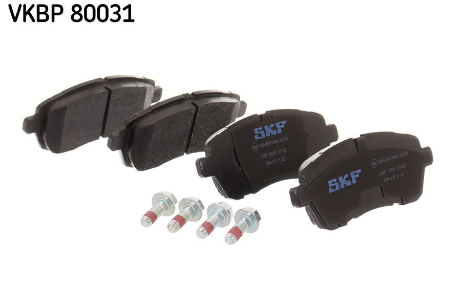Brake Pad Set, disc brake - VKBP 80031 SKF